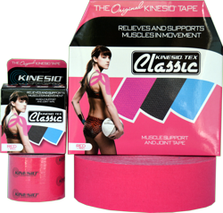 Kinesio Classic Red Tape Gold Individual Roll